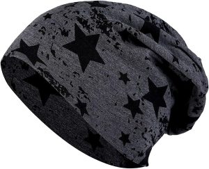 Gorro Beanie Estrelada Estilosa Moda Outono Inverno Touca Unissex Casual (C4)
