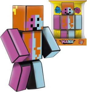 Boneca Mana 25cm Youtuber Articulada Gamer Skin Stremears Algazarra