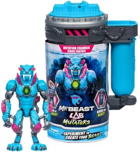 Câmara de Mutação com Boneco Colecionável MrBeast Lab Mutators - Pantera Icônica