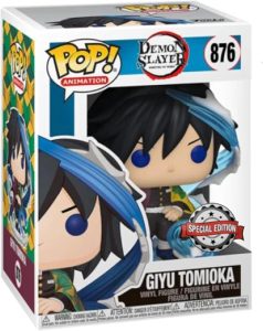 Funko Figura pop de Giyu Tomioka Caça-Demônio (exclusivo anime AAA)