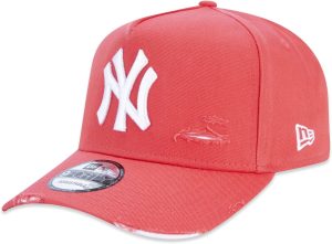 Bone New Era 9FORTY A-Frame MLB New York Yankees Destroyed