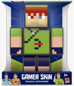 Boneco Robin Hood Gamer - Família Arqueira- 25cm - Minecraft -Youtube -Algazarra