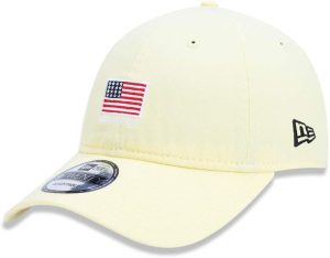 BONE 9TWENTY FLAG EUA ABA CURVA STRAPBACK AMARELO New Era