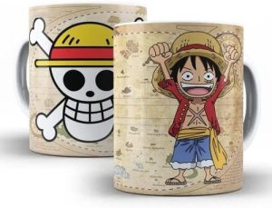 Caneca Personalizada One Piece Monkey D. Luffy - Oferta!
