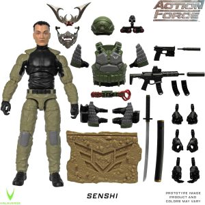 Action Force Valaverse Series 5 Senshi Premium 6-Inch Scale Action Figure with Multiple Accessories