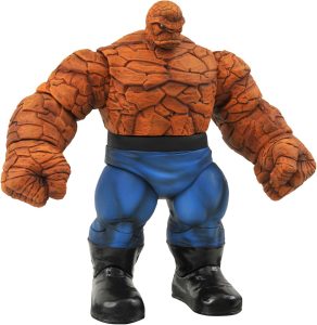 Diamond Select Toys Marvel Select Thing 8-Inch Action Figure with 14 Points of Articulation and Side-Panel Artwork