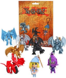 Yu-Gi-Oh Mystery Blind Bag - Pacote com 3 - Receba 3 de 8 acessórios de chaveiro colecionáveis sortidos - Oficialmente licenciado - Presente de anime YuGiOh para crianças e adolescentes - A partir de