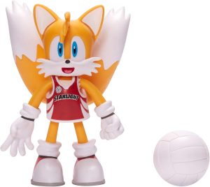 Sonic The Hedgehog Tails 4" volleyball Knuckles Action Figure