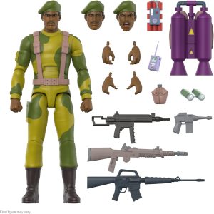 Super7 ULTIMATES! G.I. Joe Stalker - 7" G.I. Joe Action Figure with Accessories Classic Cartoon Collectibles and Retro Toys