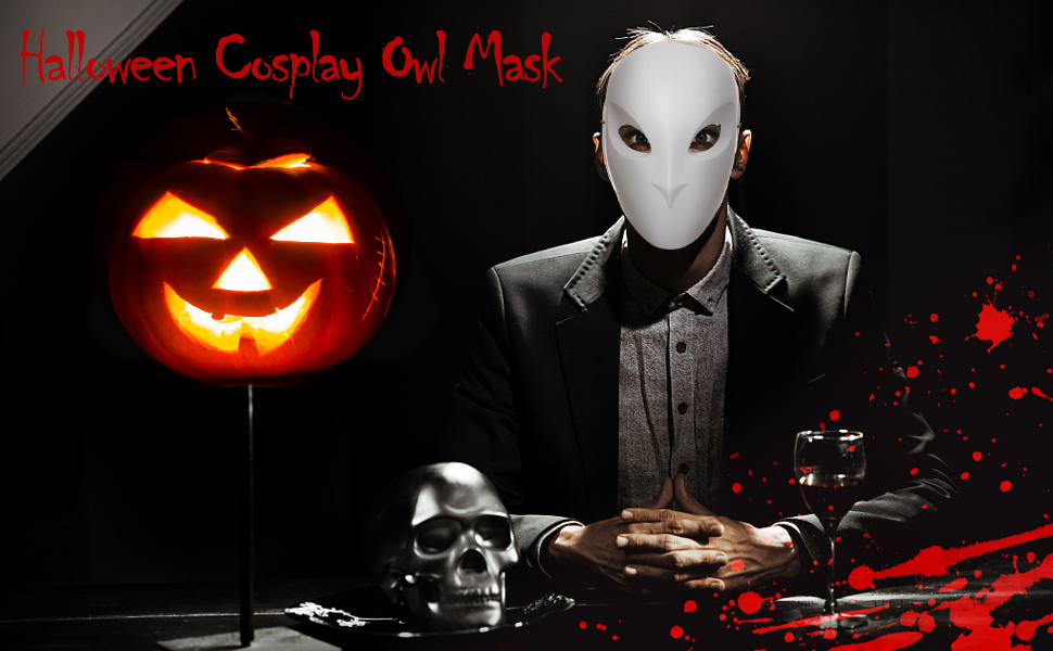 Máscara de coruja Hiween