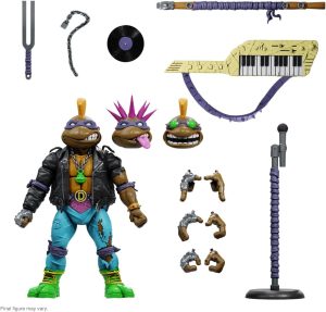 Super7 ULTIMATES! Teenage Mutant Ninja Turtles Punk Rock Donatello - 7" TMNT Action Figure with Accessories Classic Cartoon Collectibles