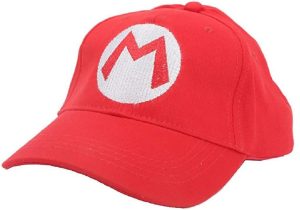 Boné de beisebol Huafuncos Super Mario bonés de beisebol anime cosplay vermelho verde boné