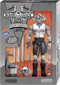Biker Mice from Mars: The Sports Bro’s Throttle (Black & White) Previews Exclusive Action Figure