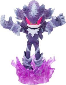 Sonic The Hedgehog 4-inch Mephiles The Dark Action Figure with Purple Mist Base Accessory. Ages 3+ (Officially Licensed by Sega)