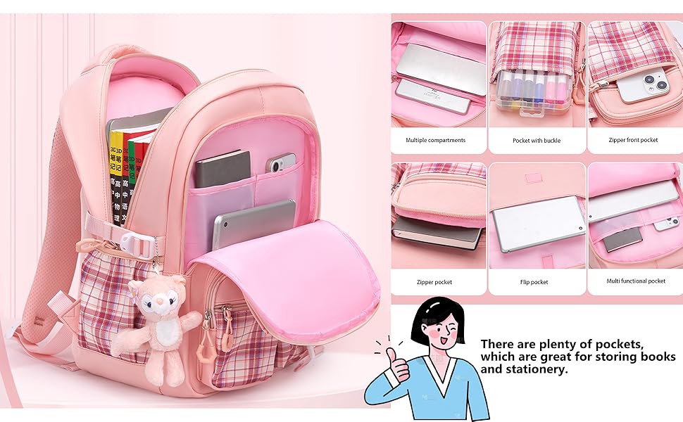 Mochila Cinnamoroll ultra grande capacidade adequada para adolescentes grande ajudante para estudar na escola