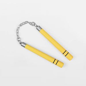 1/6 Scale Chinese Kungfu Shaolin Martial Arts Nunchaku Nun Chucks for 12" Action Figure Custom (Yellow)